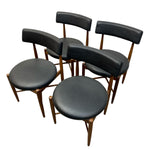 Load image into Gallery viewer, BLACK VINYL DINING CHAIRS

