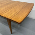 Load image into Gallery viewer, Curved Edge Midcentury Large Walnut Extending Dining Table Alfred Cox Heals
