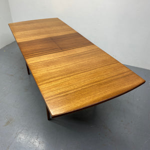 Walnut Midcentury Large Walnut Extending Dining Table Alfred Cox Heals