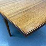 Load image into Gallery viewer, Corner Of Midcentury Large Walnut Extending Dining Table Alfred Cox Heals
