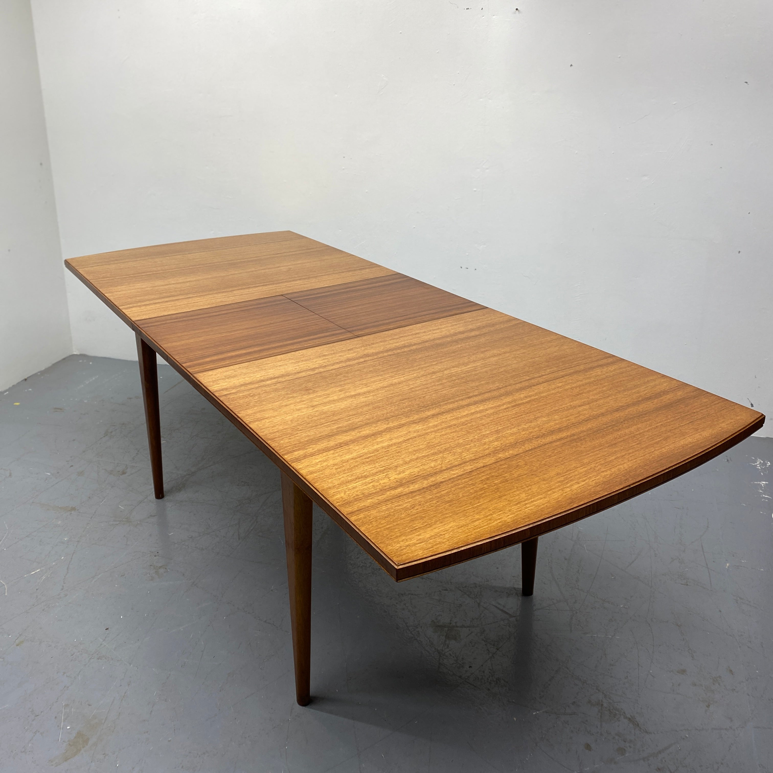 Top Of Midcentury Large Walnut Extending Dining Table Alfred Cox Heals