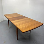 Load image into Gallery viewer, Top Of Midcentury Large Walnut Extending Dining Table Alfred Cox Heals
