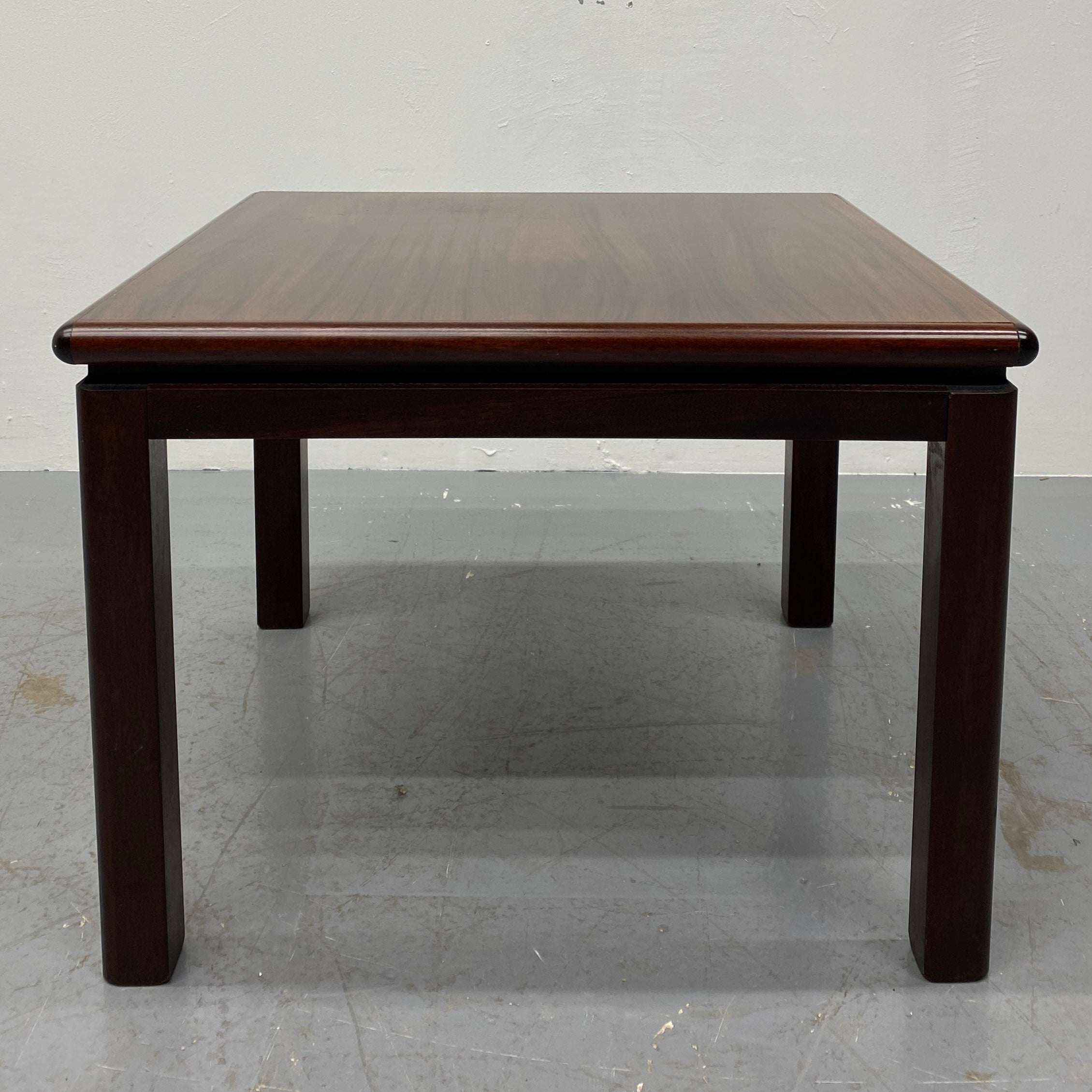 Front Of Vintage Rosewood Coffee table Dyrlund Denmark 1970