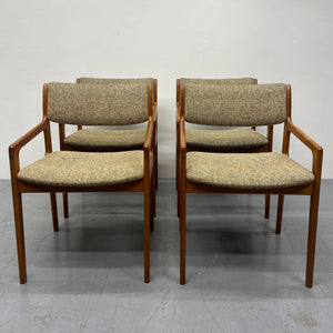 Original Tweed Dining Chairs Danish