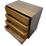 Load image into Gallery viewer, four open drawers in a chest white background
