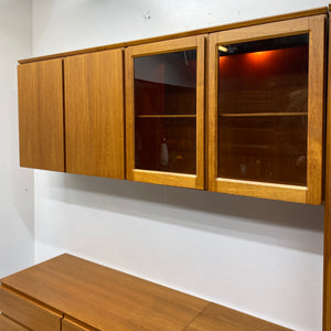 Danish Uldum Teak Wall Cabinets