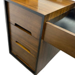 Load image into Gallery viewer, Wooden dressing table with drawers on a white background
