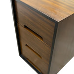 Load image into Gallery viewer, wooden dressing table walnut drawers
