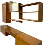 Load image into Gallery viewer, Beaver &amp; Tapley Teak Floating Wall System Midcentury
