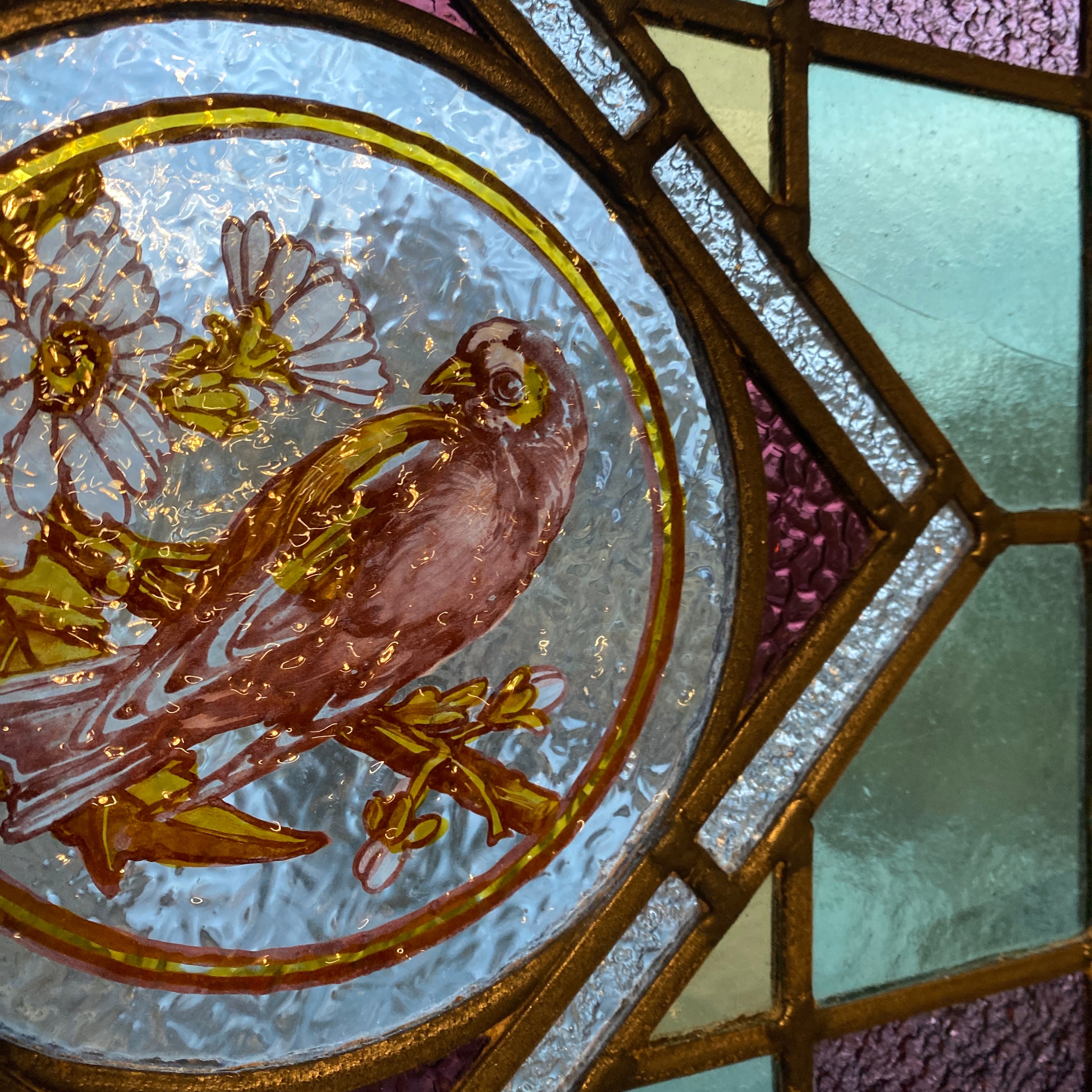 Bird Stained Glass Decorative