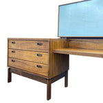 Load image into Gallery viewer, Dressing Table &amp; Stool Rosewood Swedish 1960s
