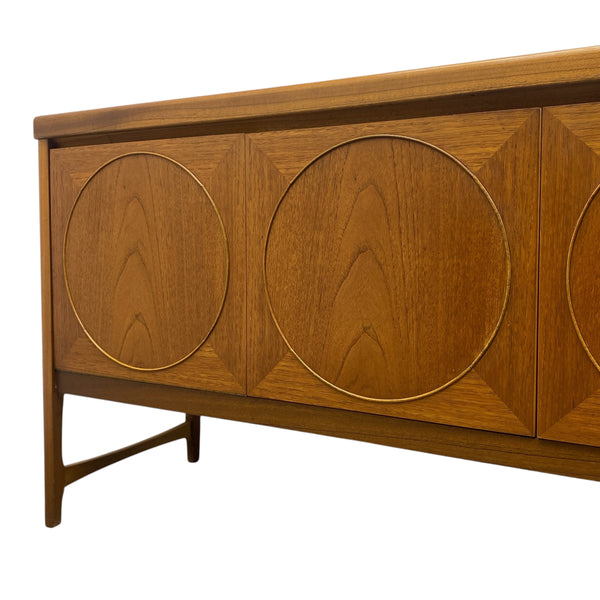 Midcentury Sideboard Nathan Circles Rare – Pool Bank Interiors