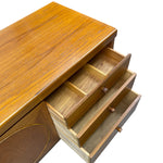 Load image into Gallery viewer, Wooden drawer unit with open drawers on a white background
