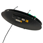 Load image into Gallery viewer, Black electronic device with antennas and warning labels on a white background
