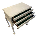 Load image into Gallery viewer, Vintage-style chest of drawers with open drawers on a white background
