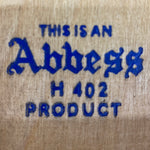 Load image into Gallery viewer, Text &#39;THIS IS AN Abbess H 402 PRODUCT&#39; on a beige background
