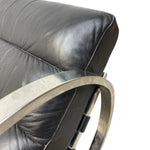 Load image into Gallery viewer, CHROMED FRAME AND BLACK LEATHER
