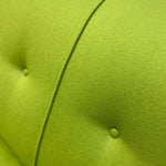 Load image into Gallery viewer, Midcentury Sofa Wool Green Refurbished Four Seater
