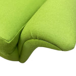 Load image into Gallery viewer, Midcentury Sofa Wool Green Refurbished Four Seater

