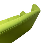 Load image into Gallery viewer, Midcentury Sofa Wool Green Refurbished Four Seater
