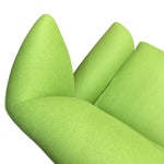 Load image into Gallery viewer, Midcentury Sofa Wool Green Refurbished Four Seater
