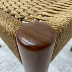 Load image into Gallery viewer, Teak Legs Danish Paper Cord Dining Chairs Arne Hovmand Olsen
