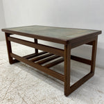 Load image into Gallery viewer, Magazine Shelf Vintage Tiled Coffee Table
