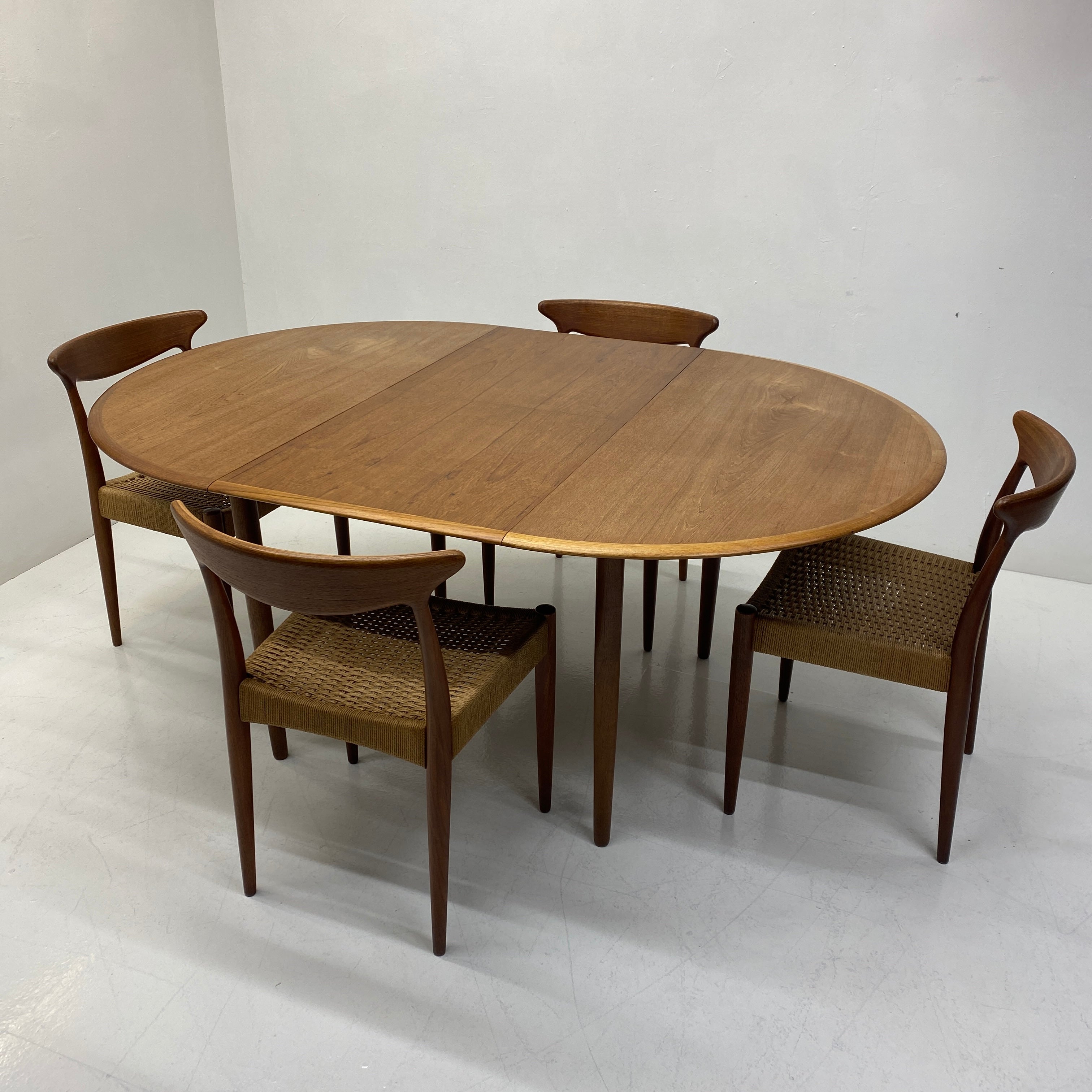 Extended Arne Hovmand Olsen Dining Table