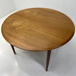 Load image into Gallery viewer, Teak Circular Arne Hovmand Olsen Dining Table
