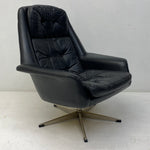 Load image into Gallery viewer, Arm Of Danish Leather Lounge Chair

