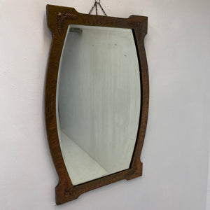 Patina Arts & Crafts Copper Mirror