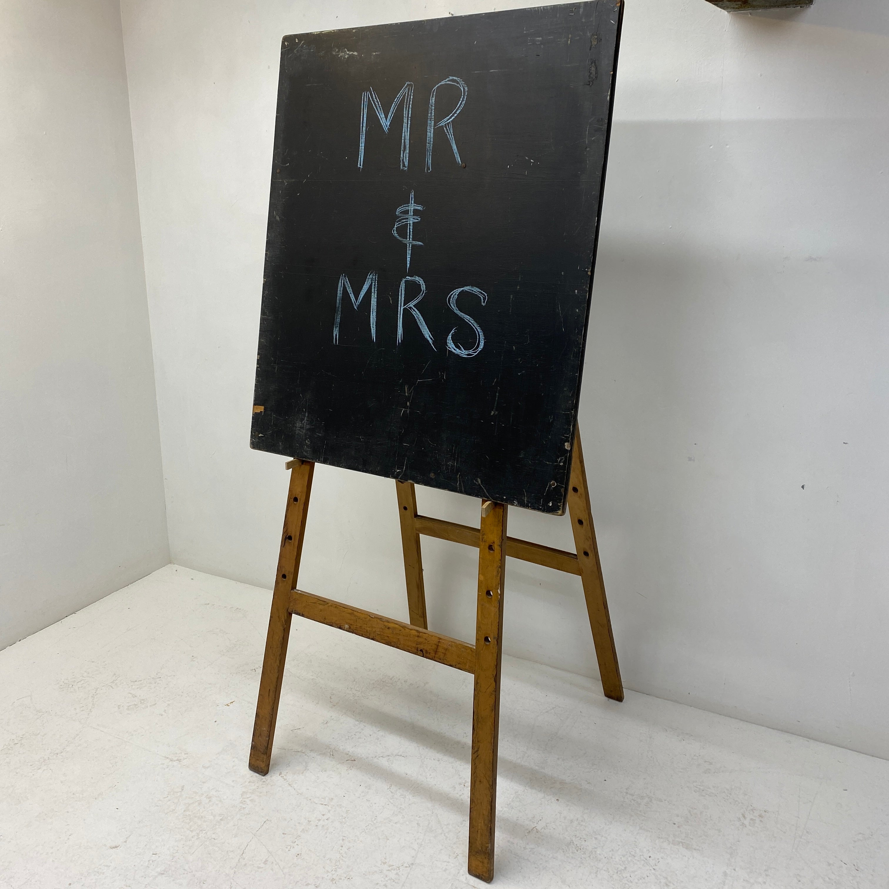 Weddings Vintage Trestle Blackboard