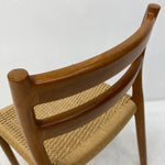 Load image into Gallery viewer, Teak Backrest Danish Niels Moller Dining Chairs Six
