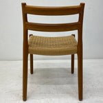 Load image into Gallery viewer, Back Of Danish Niels Moller Dining Chairs Six
