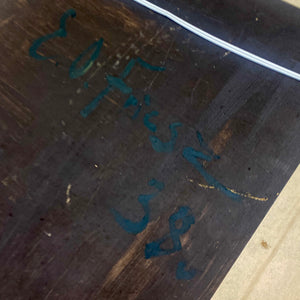 Signature and date of painting