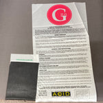 Load image into Gallery viewer, Care instructions for leather products with a visible &#39;G Plan&#39; logo on a gray background
