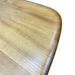 Load image into Gallery viewer, Close-up of a light natural wood surface with rounded corners and visible wood grain, photographed against a white background.
