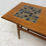 Load image into Gallery viewer, Teak And Tiled Retro Coffee Table
