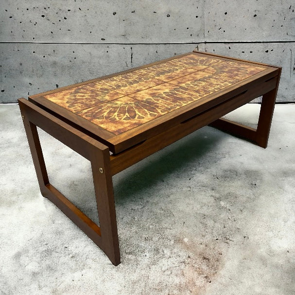 Room Set Vintage Tiled Coffee Table 70s