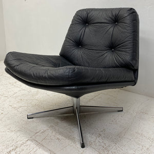 Retro 1960s Lounge Chair Swivel