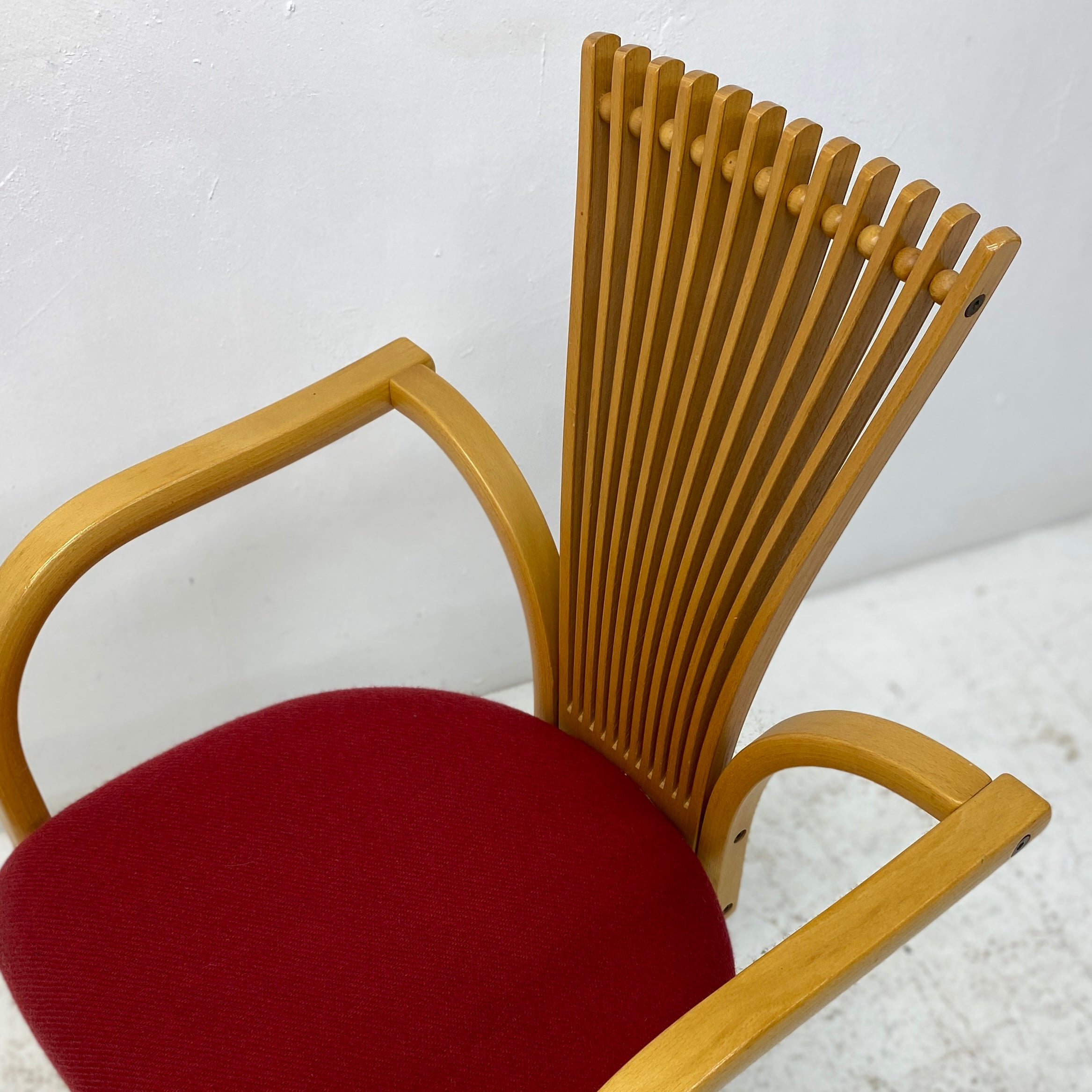 Red Seat Totem Chair Torstein Nilsen 80s