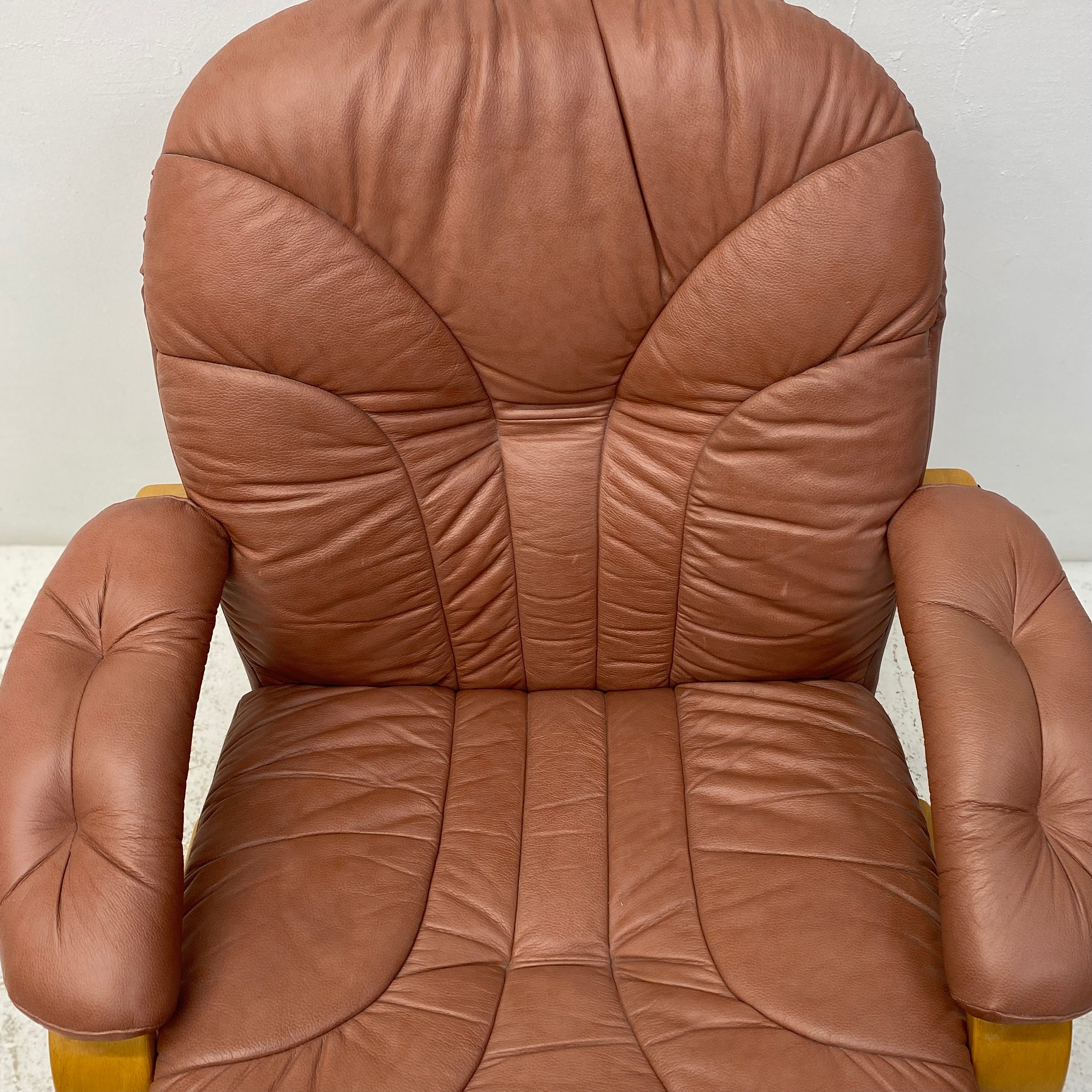 Padded Leather Lounge chair