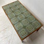 Load image into Gallery viewer, green tiled Danish Trioh Coffee Table

