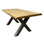 Load image into Gallery viewer, Oak Live Edge Dining Table
