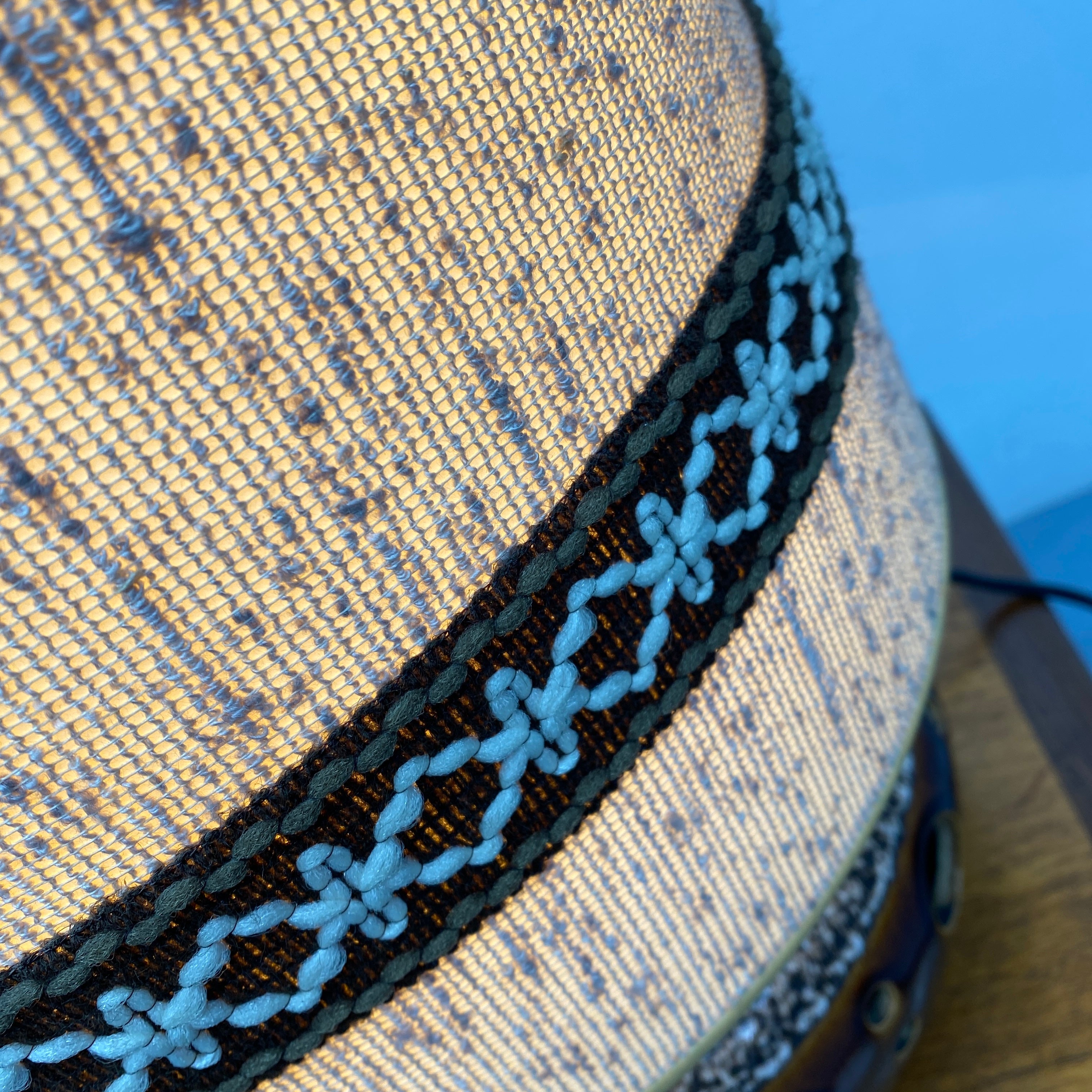 Hessian Midcentury Lamp Shade