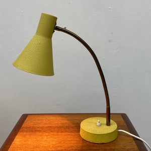 Vintage Desk Lamp Yellow