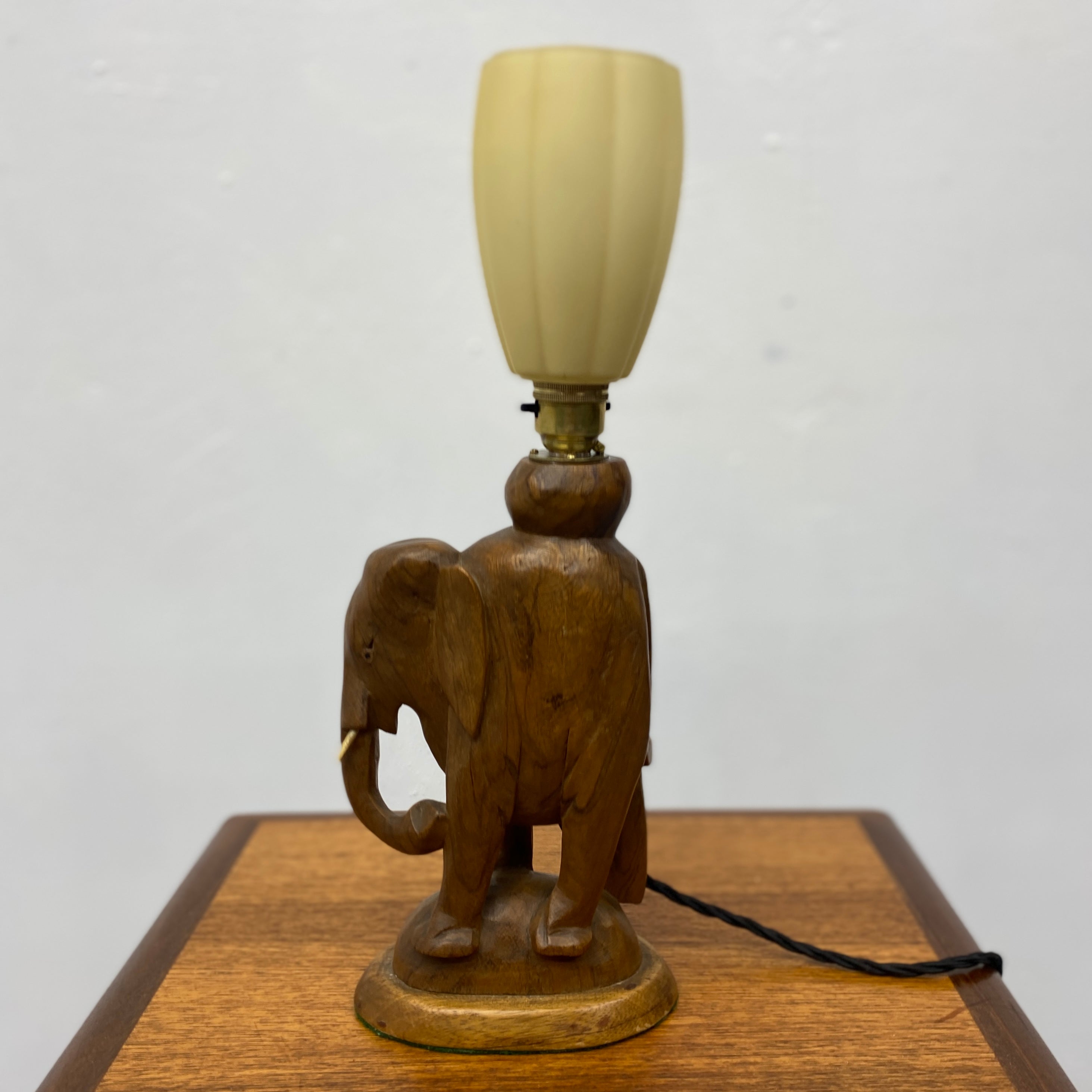 Teak 1930s Lamp