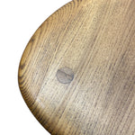 Load image into Gallery viewer, Close-up of a curved wooden surface with visible wood grain and a small knot, shown against a plain white background.
