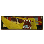 Load image into Gallery viewer, original oil on canvas in yellow red and brown
