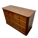 Load image into Gallery viewer, CHEST DRAWERS IN A DARK WOOD ON A WHITE BACKGROUND
